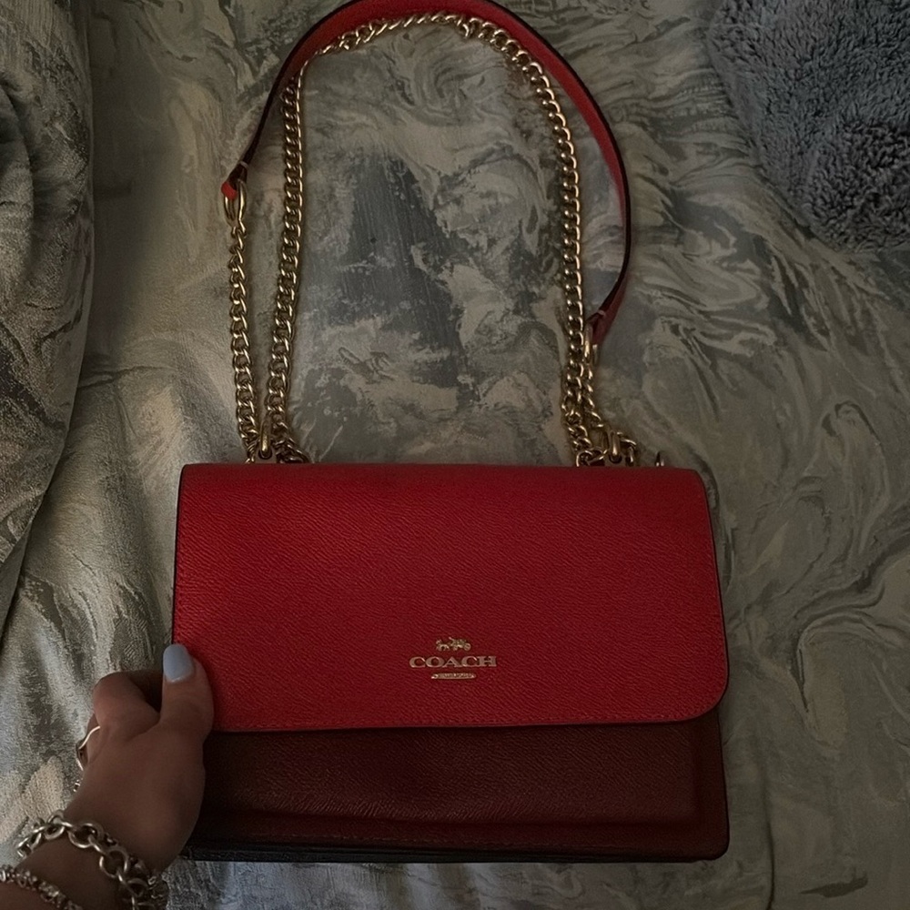 Coach Klare Red Crossbody